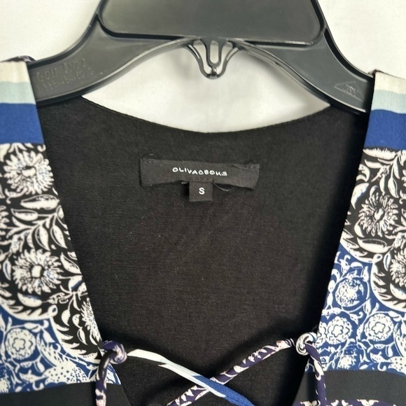 NWT Olivaceous Lace Up Print Mini Dress - Picture 4 of 6